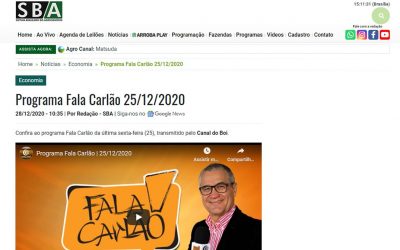 SBA – Programa Fala Carlão com Bernardo Fabiani
