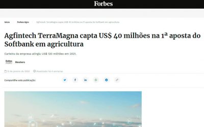 Forbes – Agfintech TerraMagna capta US$40 milhões na 1ª aposta do Softbank em agricultura